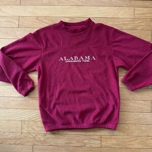 Vintage Alabama Crimson Tide Fleece Crewneck Pro Edge Size M